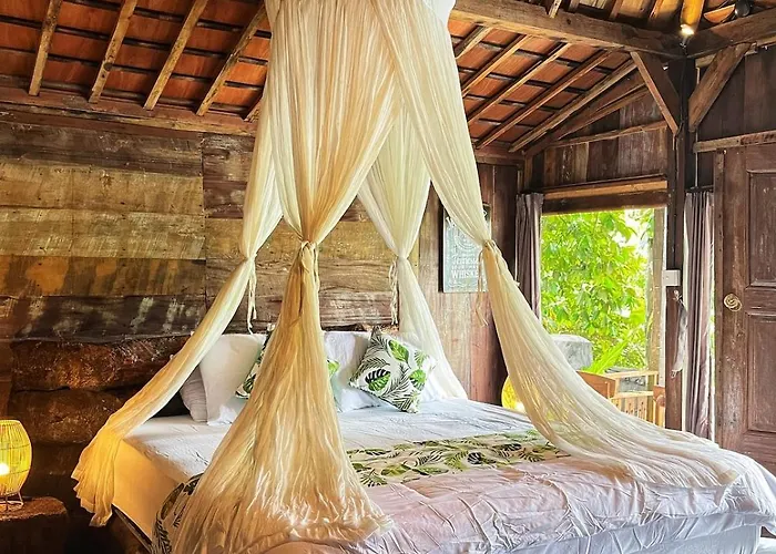 Unique Wooden House With A View Jungle 1br Private