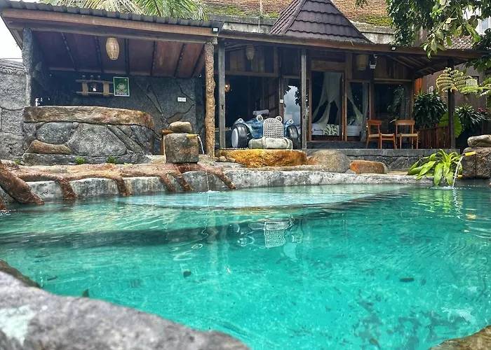 Unique Wooden House With A View Jungle 1br Private ヴィラ Tampaksiring