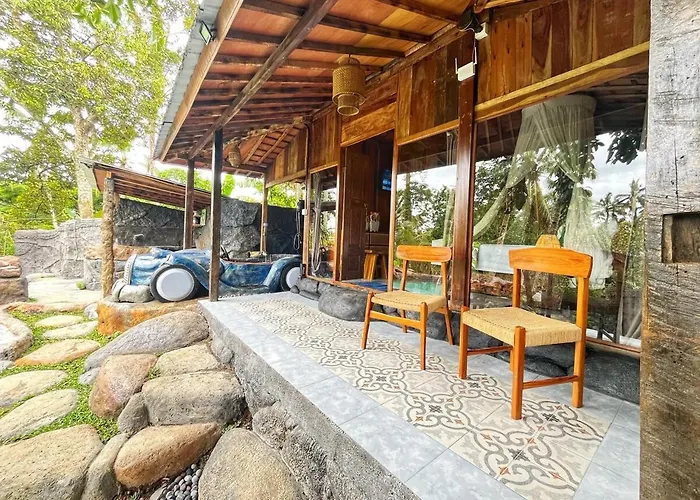 Unique Wooden House With A View Jungle 1br Private ヴィラ